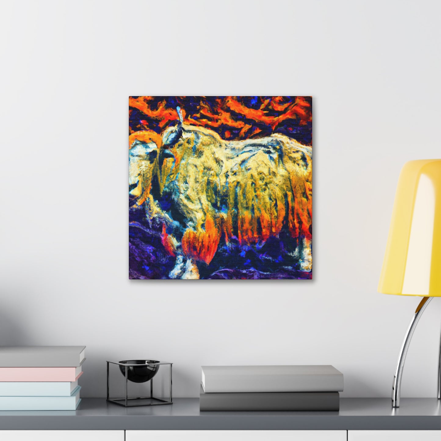 Yak in Impressionism - Canvas