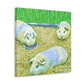 Cute Guinea Pig Painting - Canvas