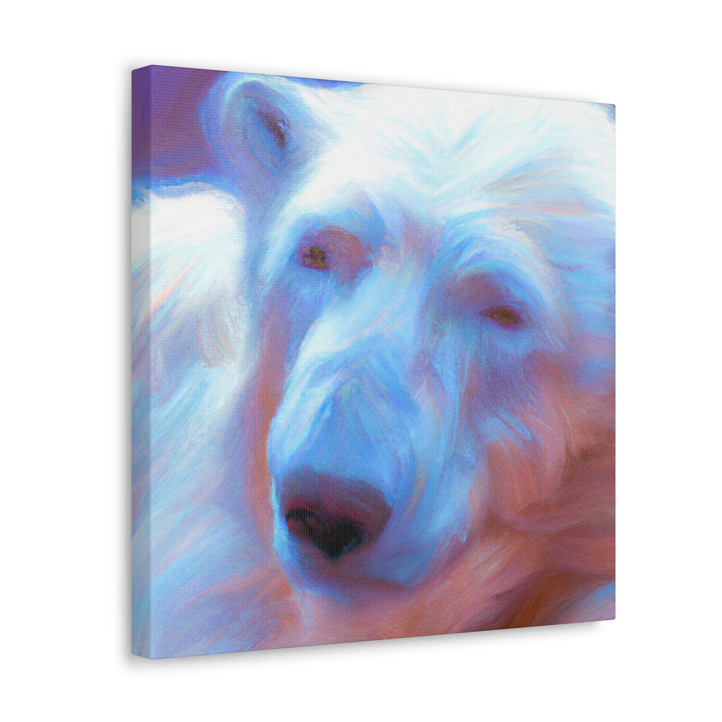 Polar Bear Impressionism - Canvas