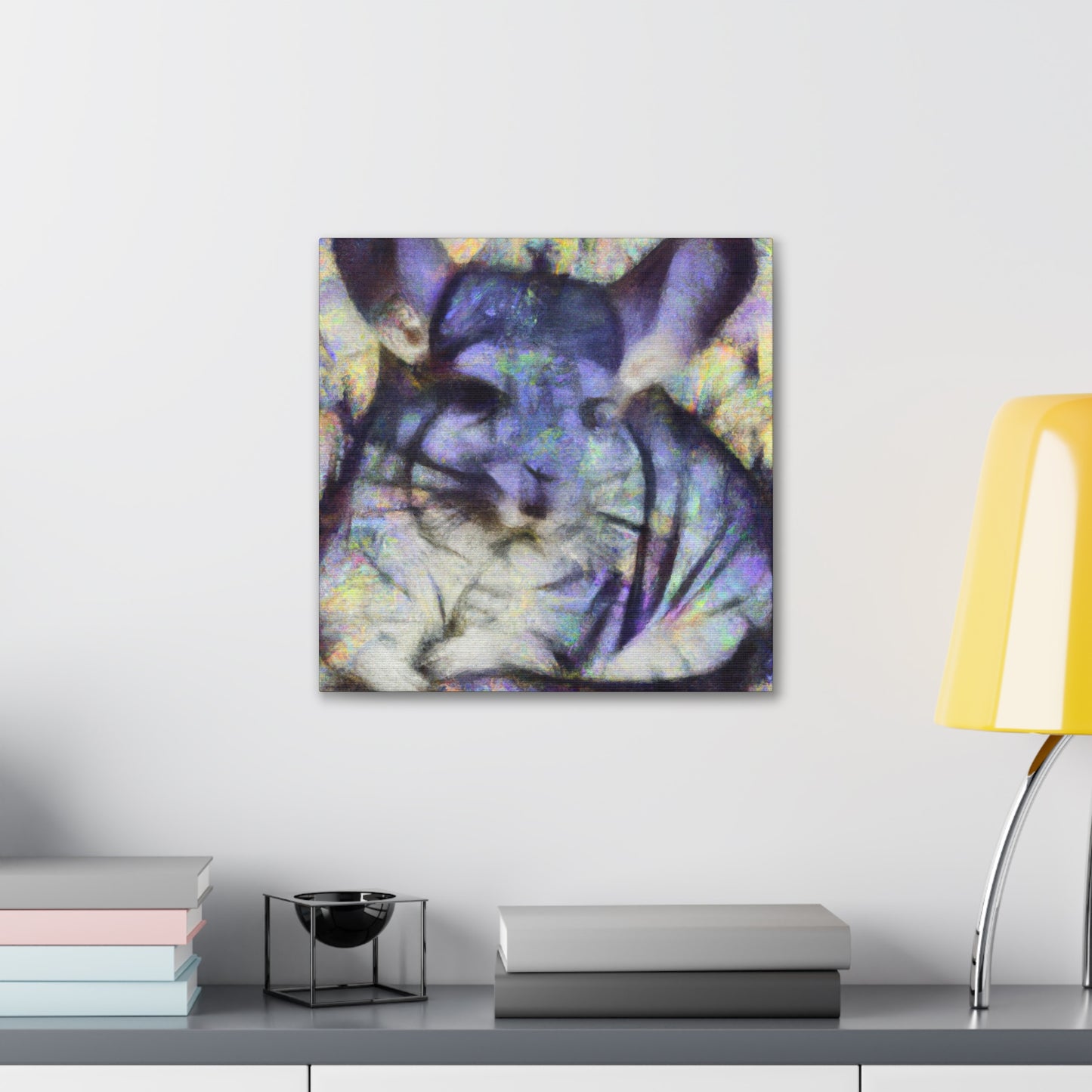 Chinchilla's Whimsical Dance - Canvas