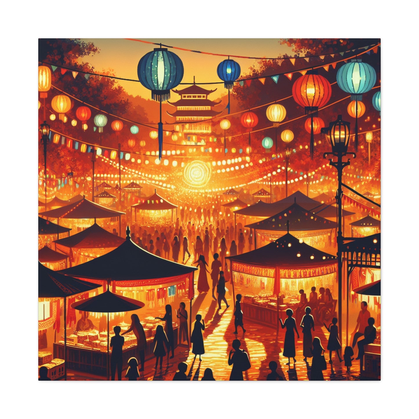 Euphoric Vibrant Gatherings - Canvas