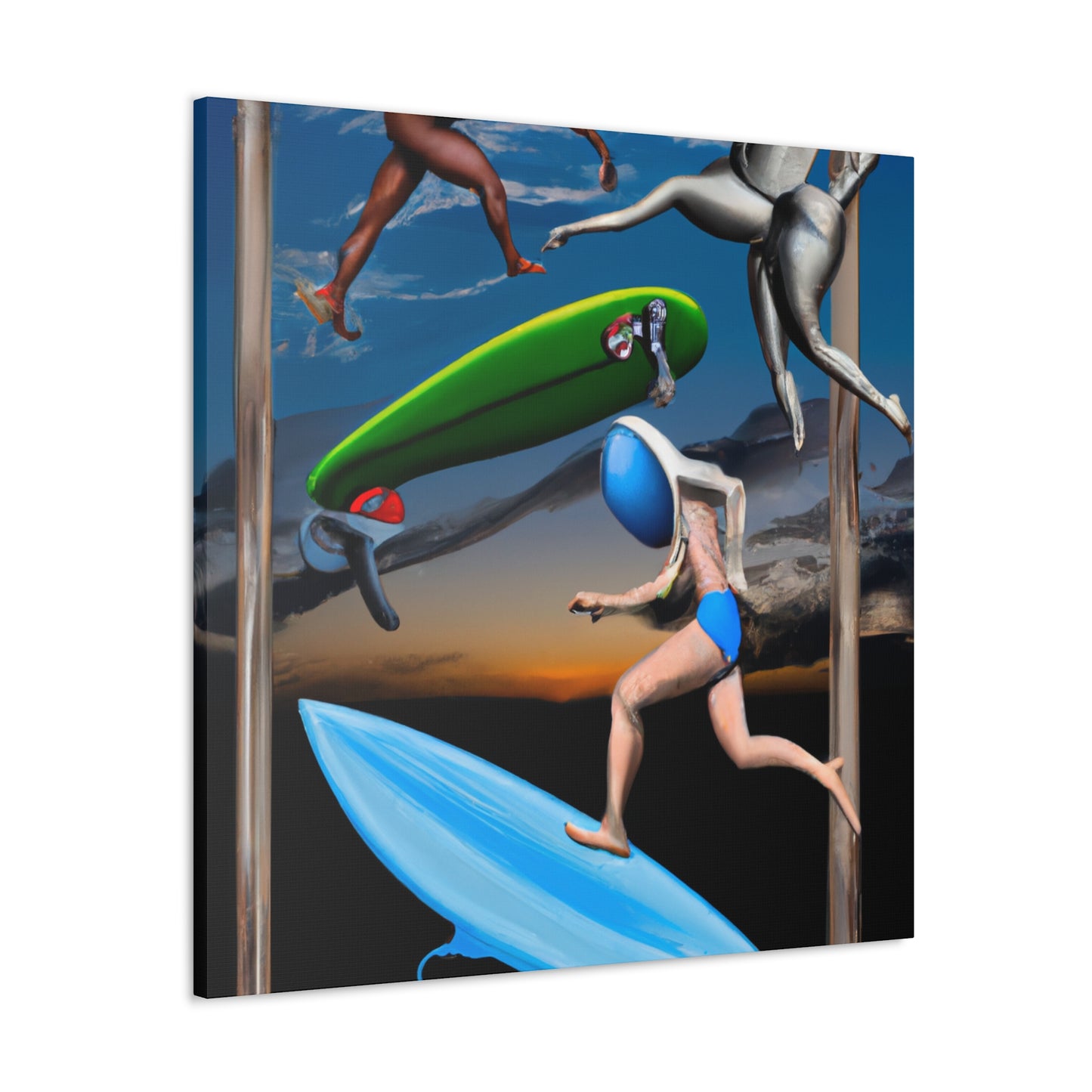 Surfing the Surrealism - Canvas