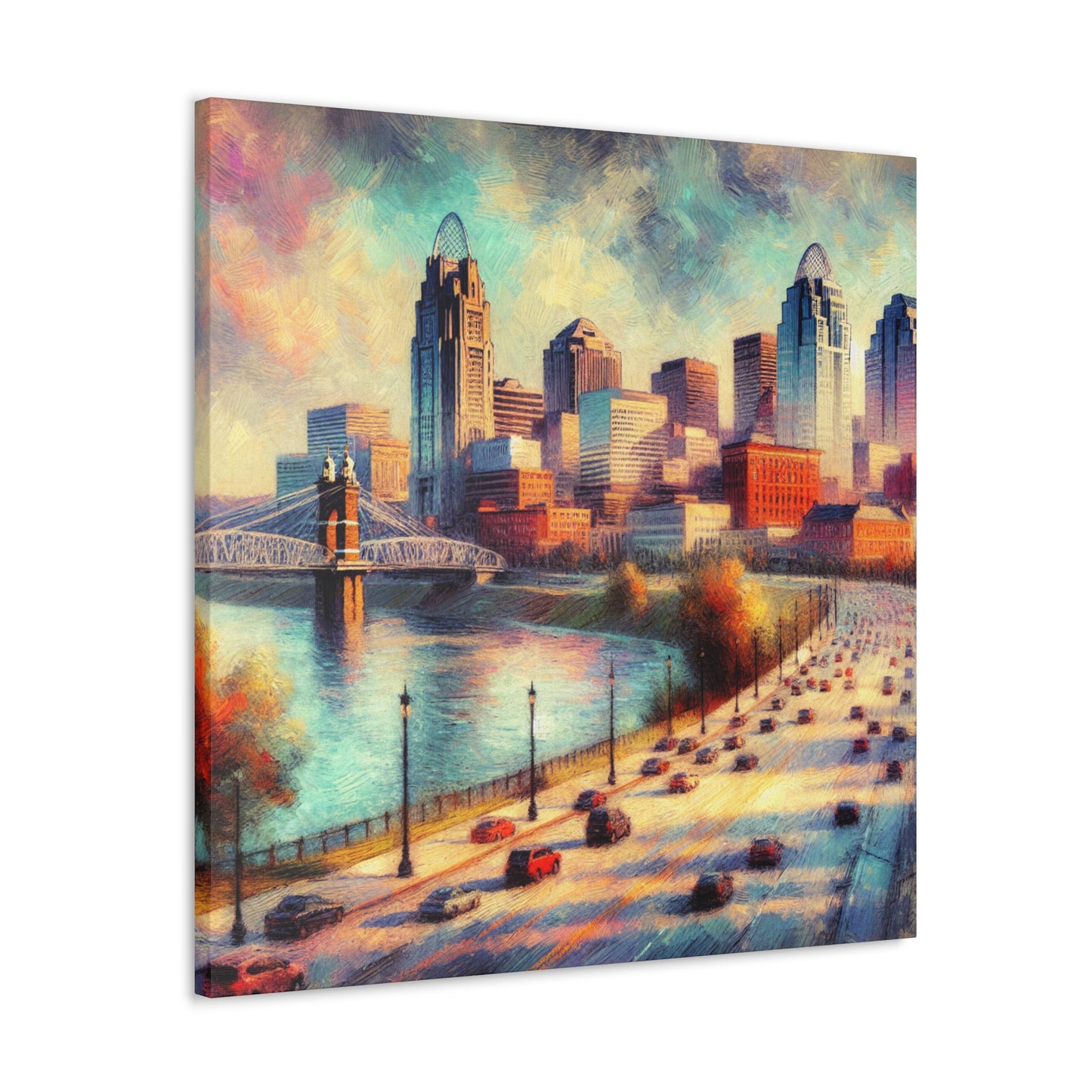 "Charming Cincinnati Delight" - Canvas