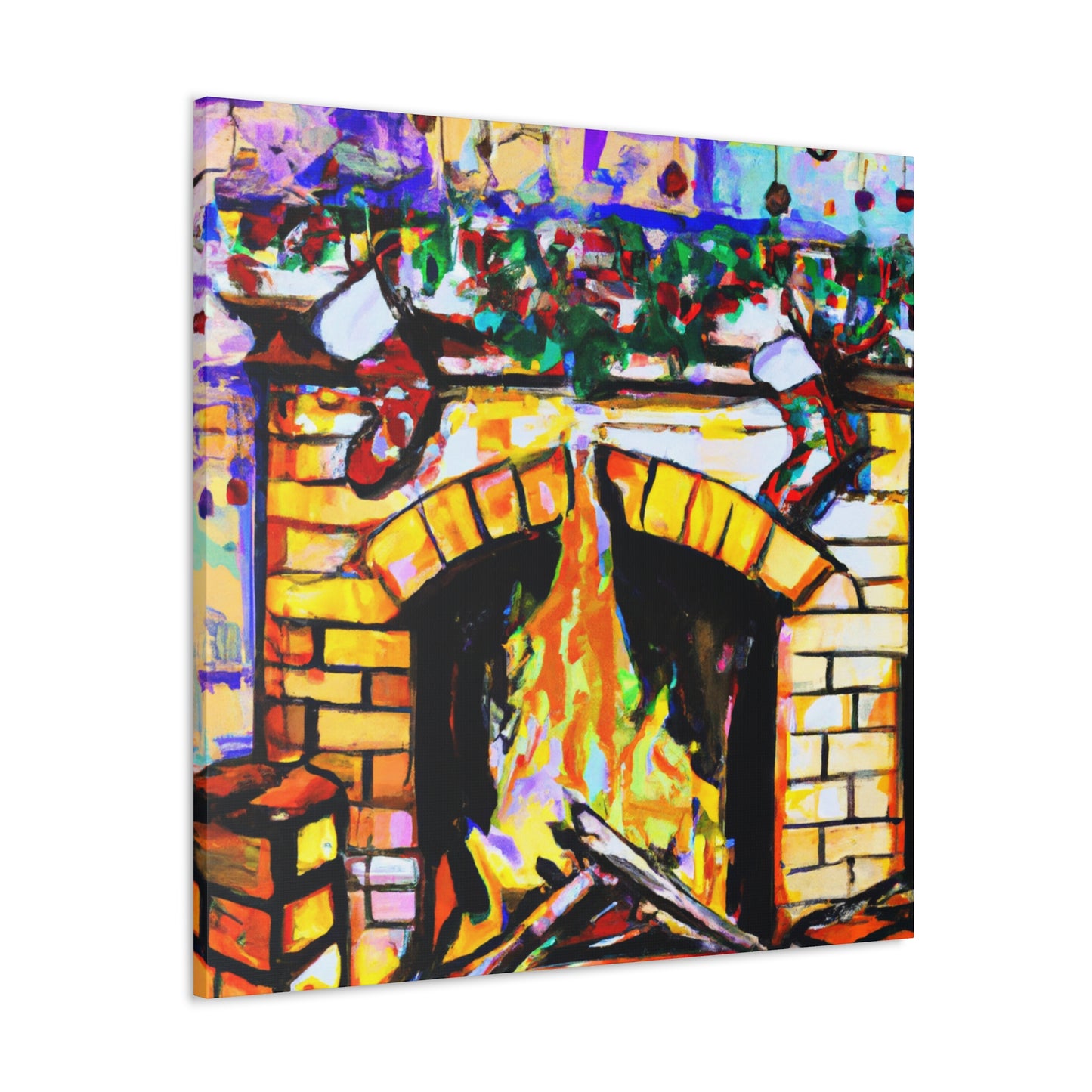 Flame of History Fires - Canvas