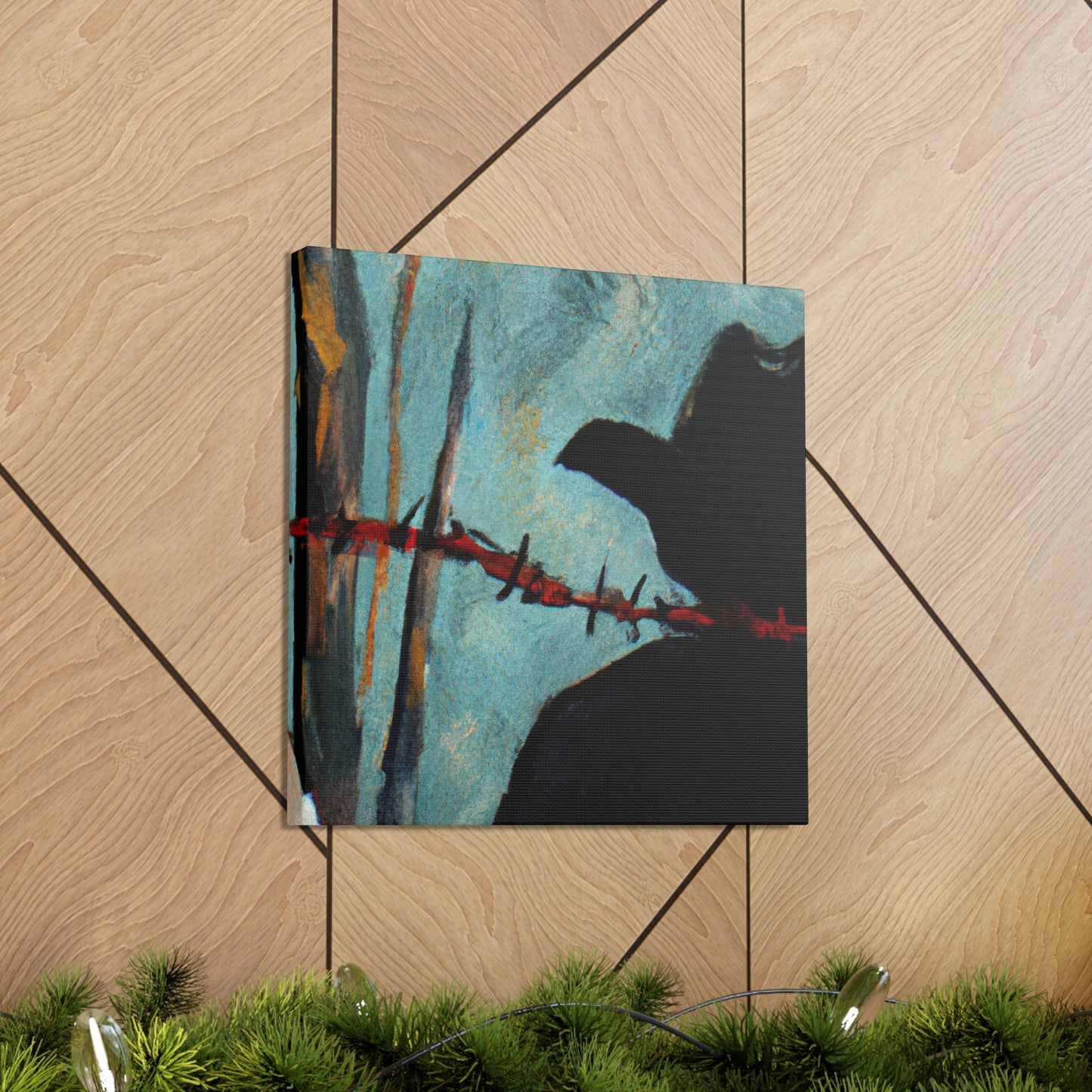 Barbed Wire Dreamscape - Canvas