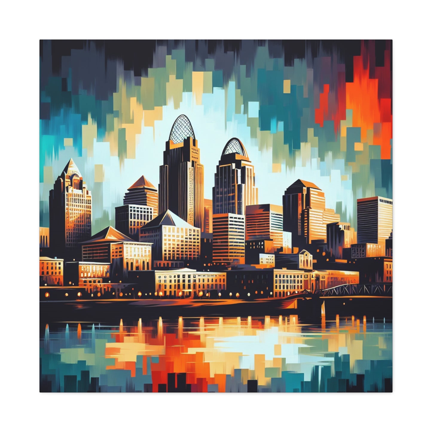 Urban Symphony: Cincinnati Rhapsody - Canvas