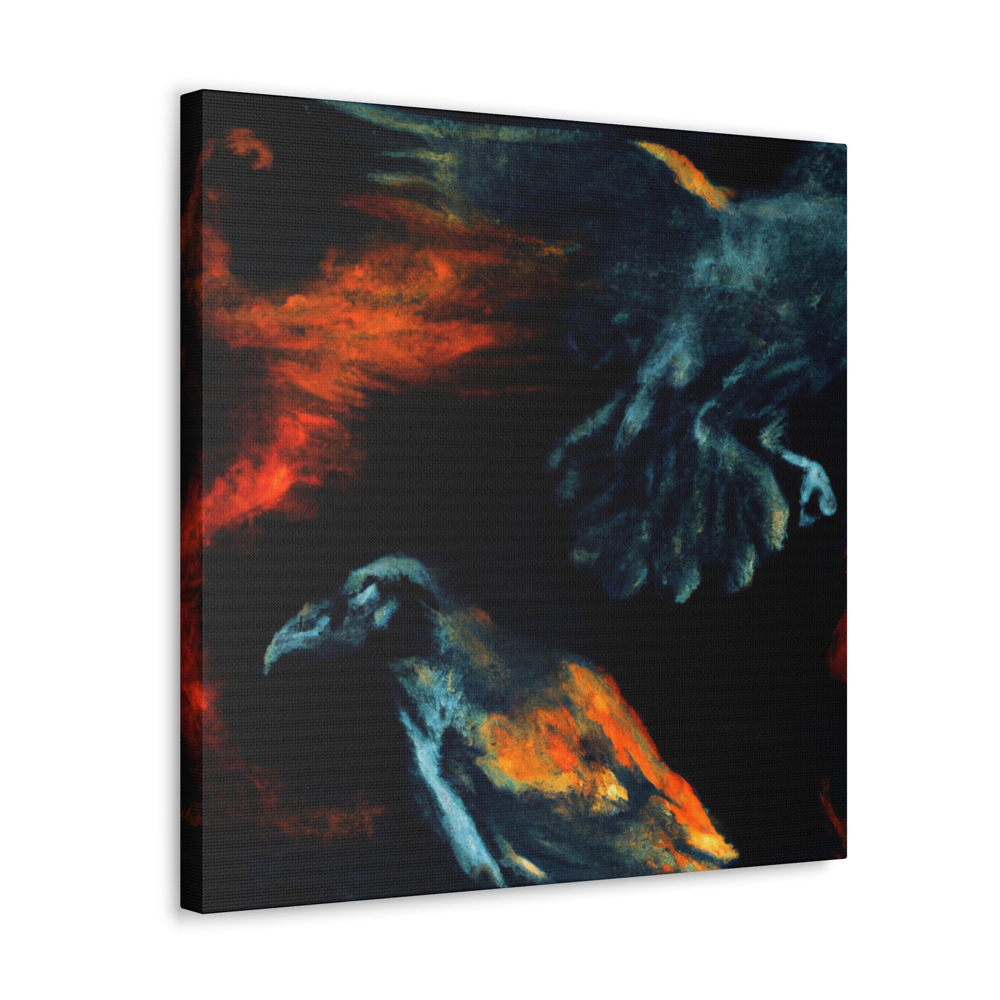 American Crow Regalness - Canvas