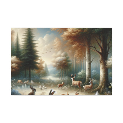 Whispering Woodland Wonders - Canvas