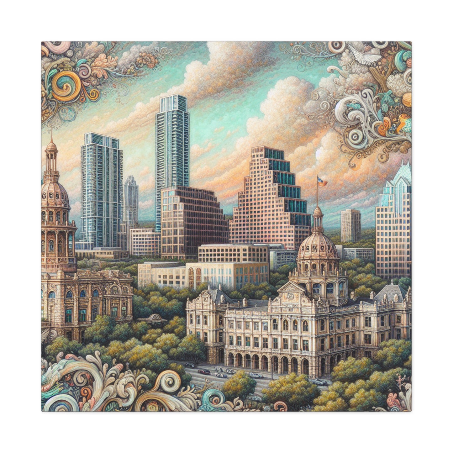 "Texan Renaissance Reverie" - Canvas