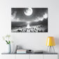 Lunar Revelry Unfolding - Canvas