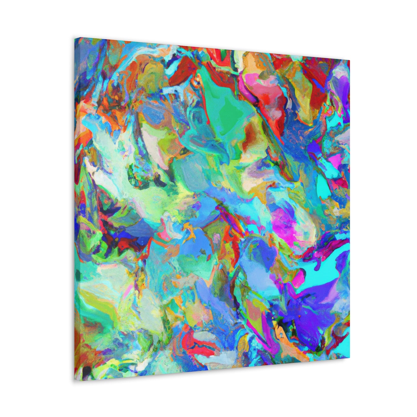 "Timeless Radiance Ablaze" - Canvas