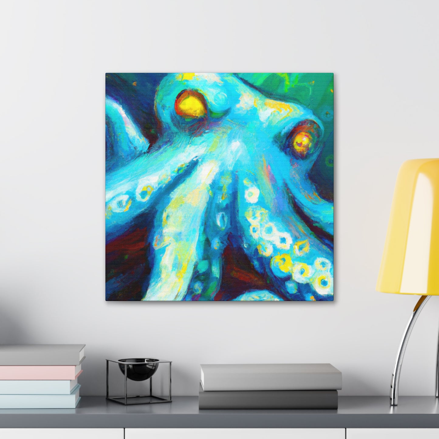 Octopus in Abstract. - Canvas