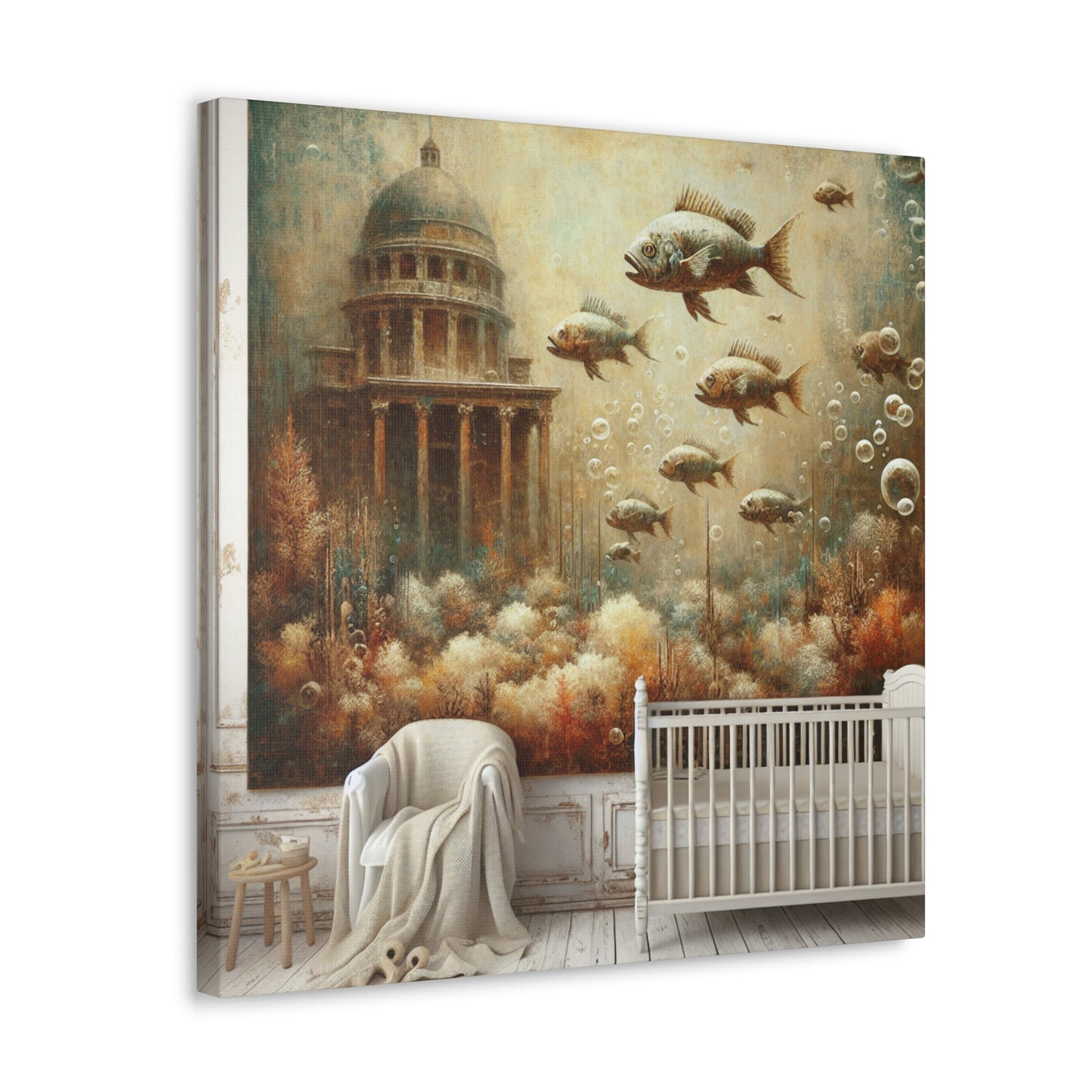 Enchanted Aquatic Symphony - Canvas