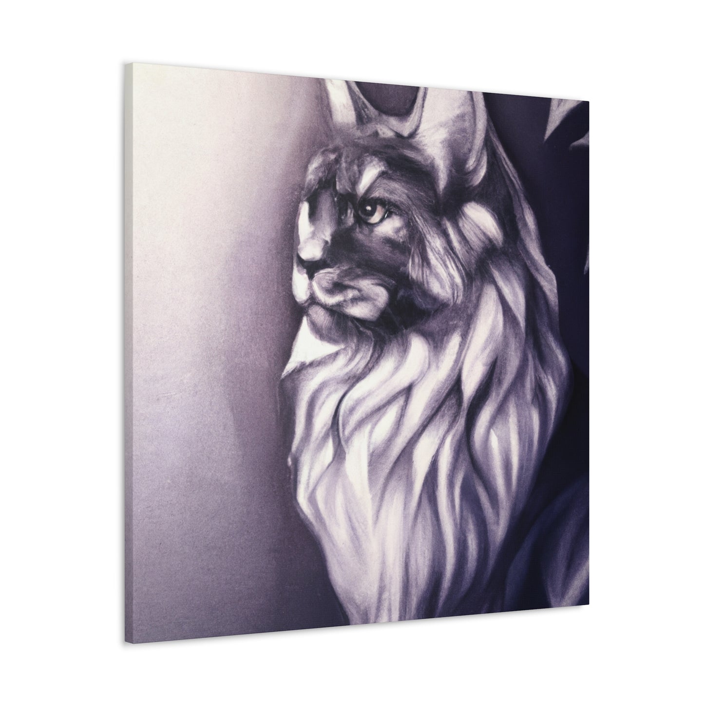 Maine Coon Reflection - Canvas