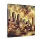 "Boston: Gilded Serenity Awakens" - Canvas