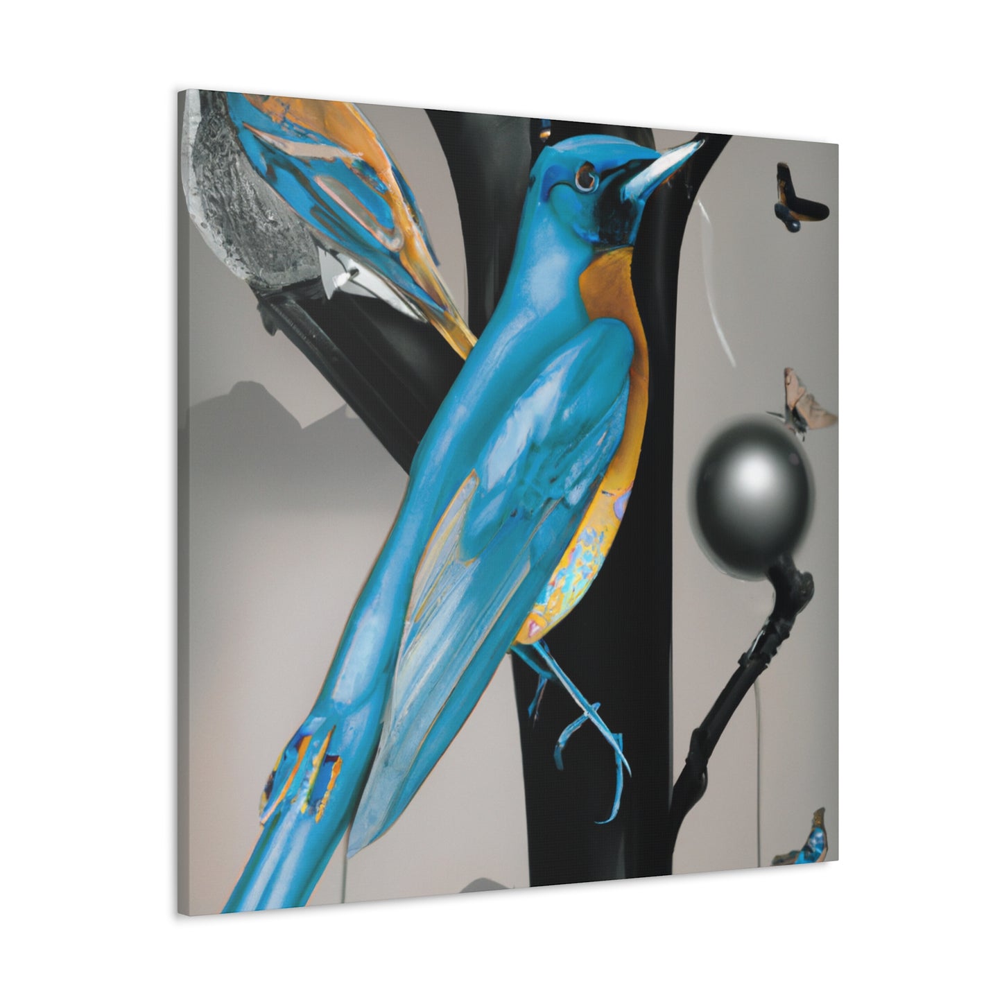 "Bluebird of Surrealism" - Canvas