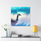 "Geese in Flight Painting" - Canvas