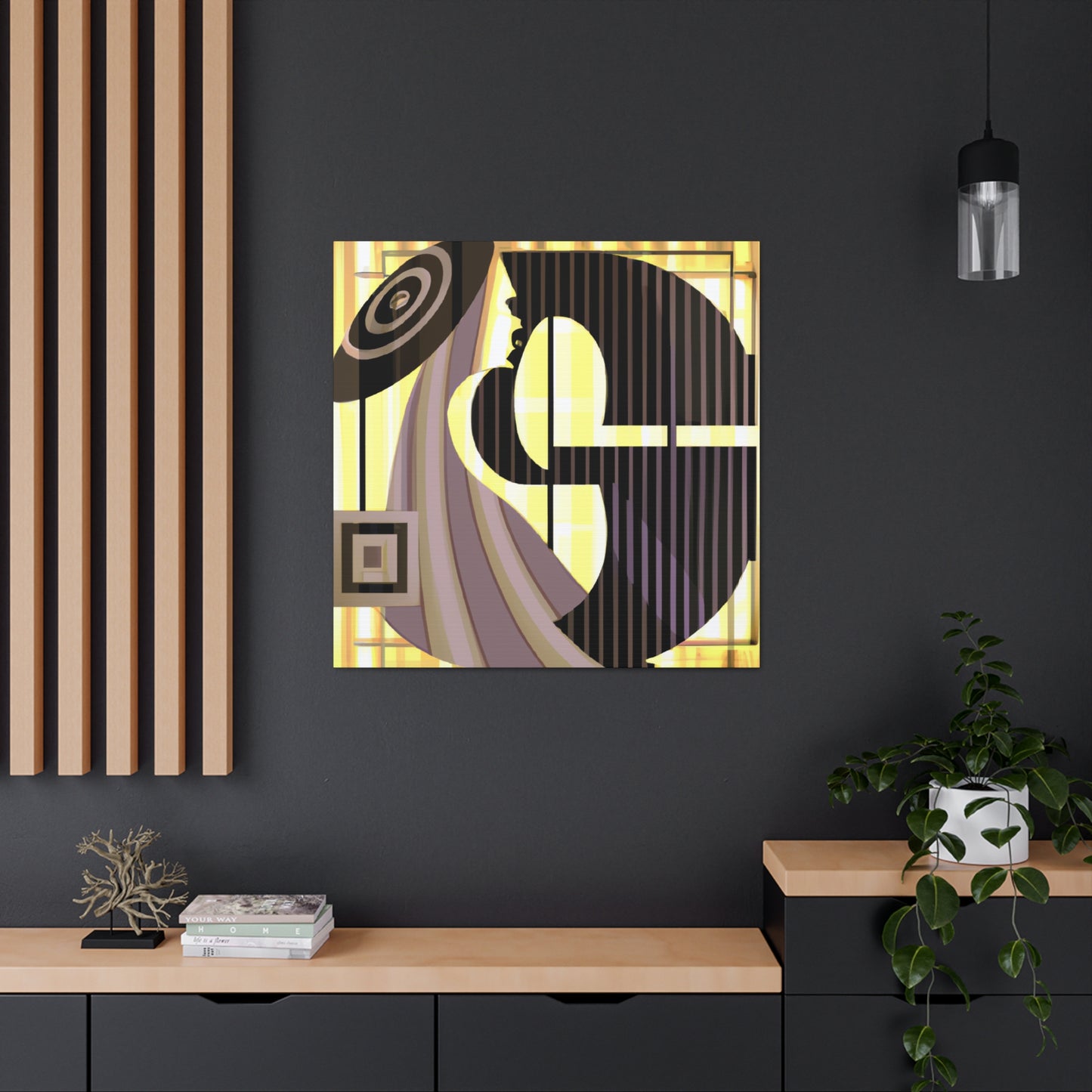 "Twilight's Sublime Deco" - Canvas