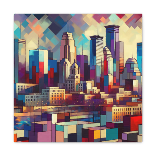 "Vibrant Urban Dreams" - Canvas