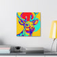 Reindeer Pop Art Pop - Canvas