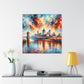 "Cityscape of Cincinnati" - Canvas