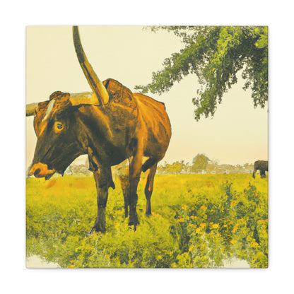 Lone Star Longhorns - Canvas