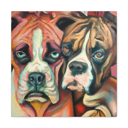 Boxer in a Dream - Canvas