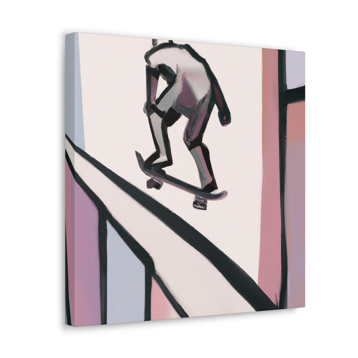 Skateboarding Expressionism - Canvas