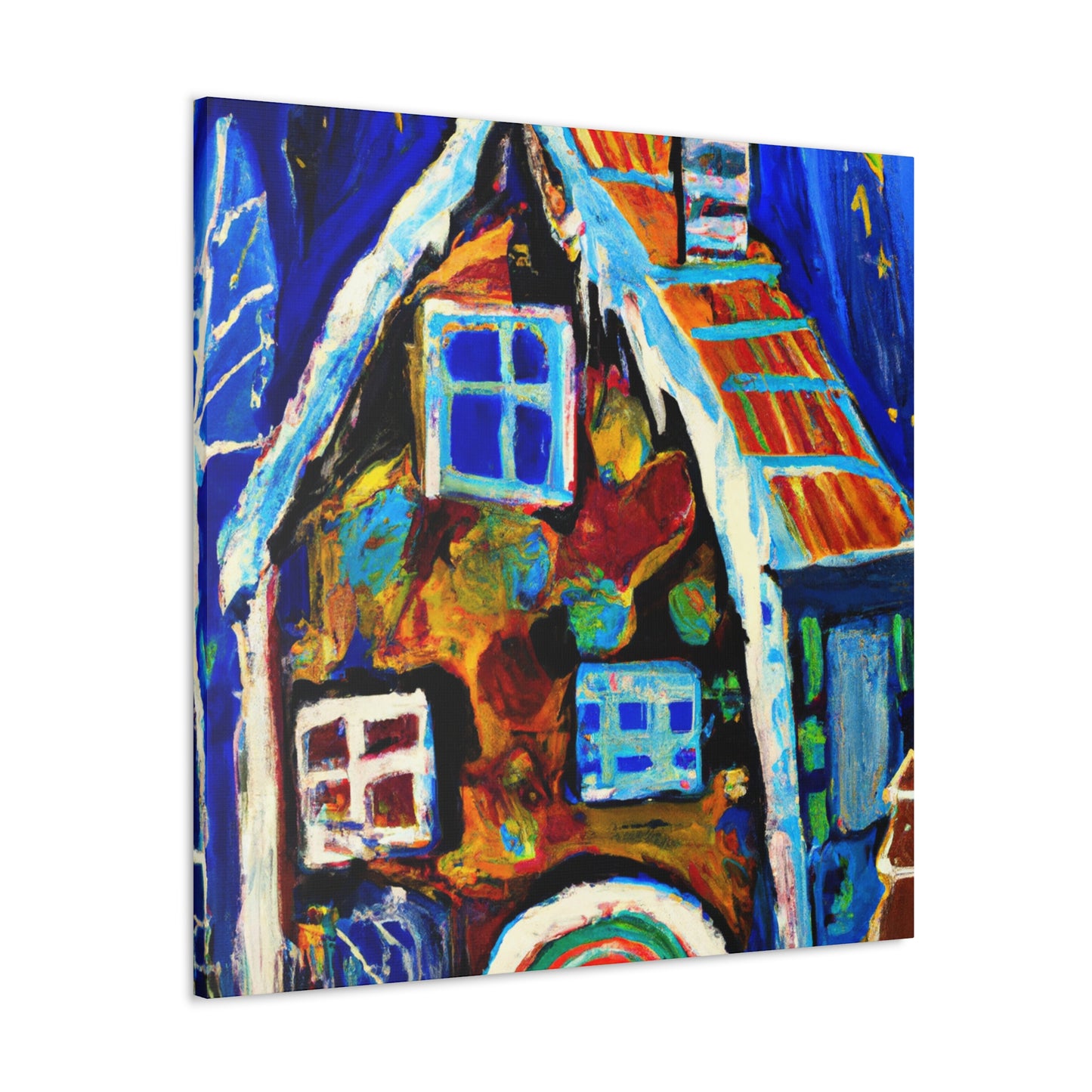 Gingerbread Dreamscape - Canvas