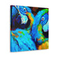 Colorful Macaw Wonders - Canvas