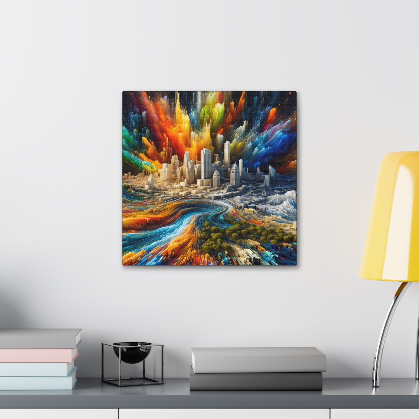 Urban Texan Splendor - Canvas