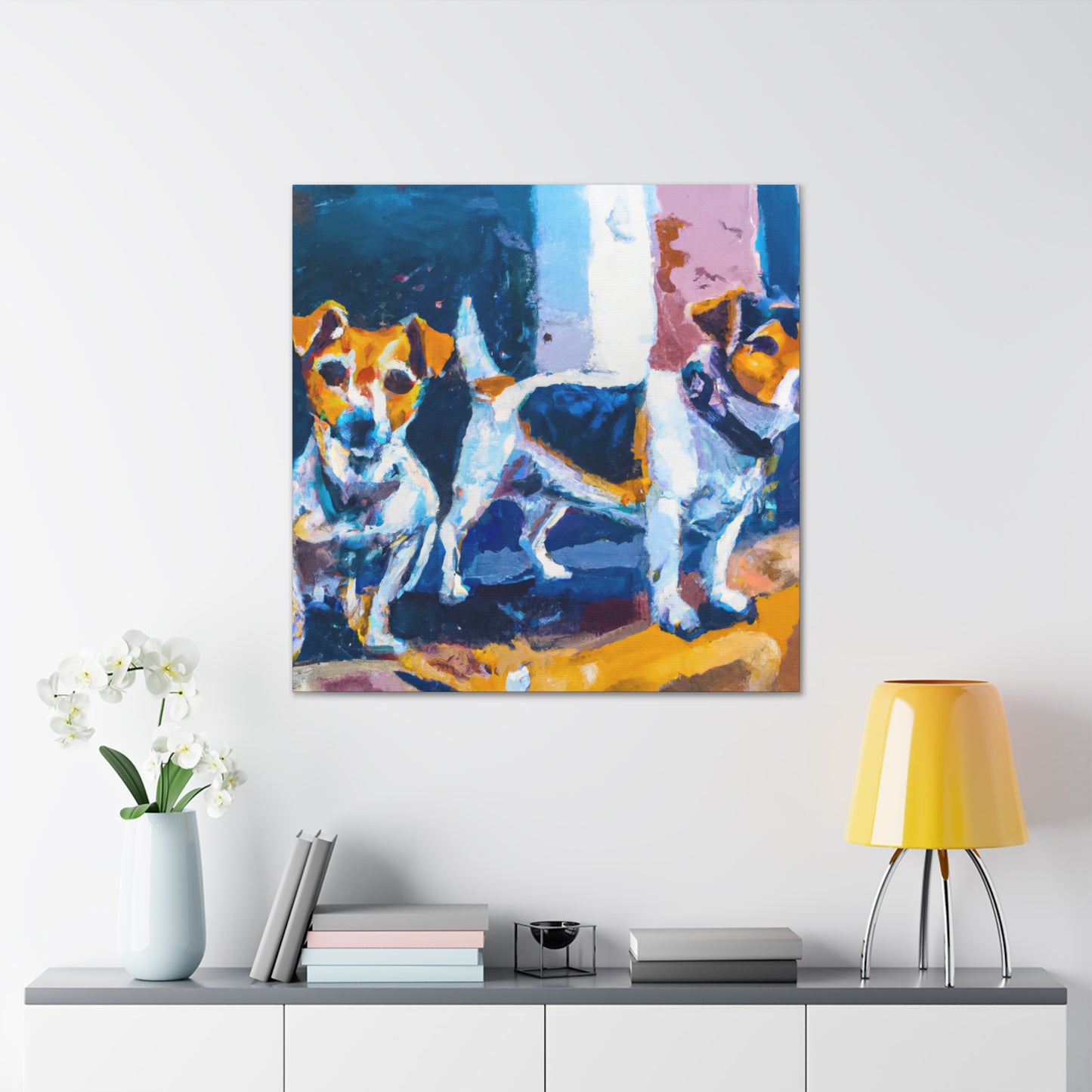 Jack Russell Masterpiece - Canvas