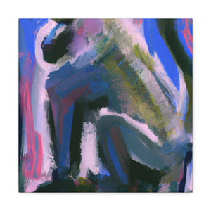 "Baboon in Abstract Color" - Canvas