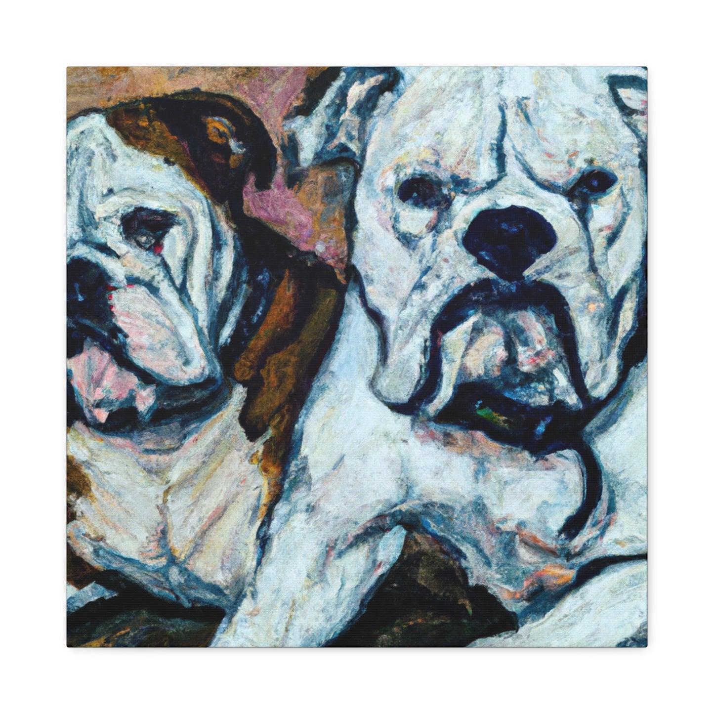 "American Bulldog Expressionism" - Canvas