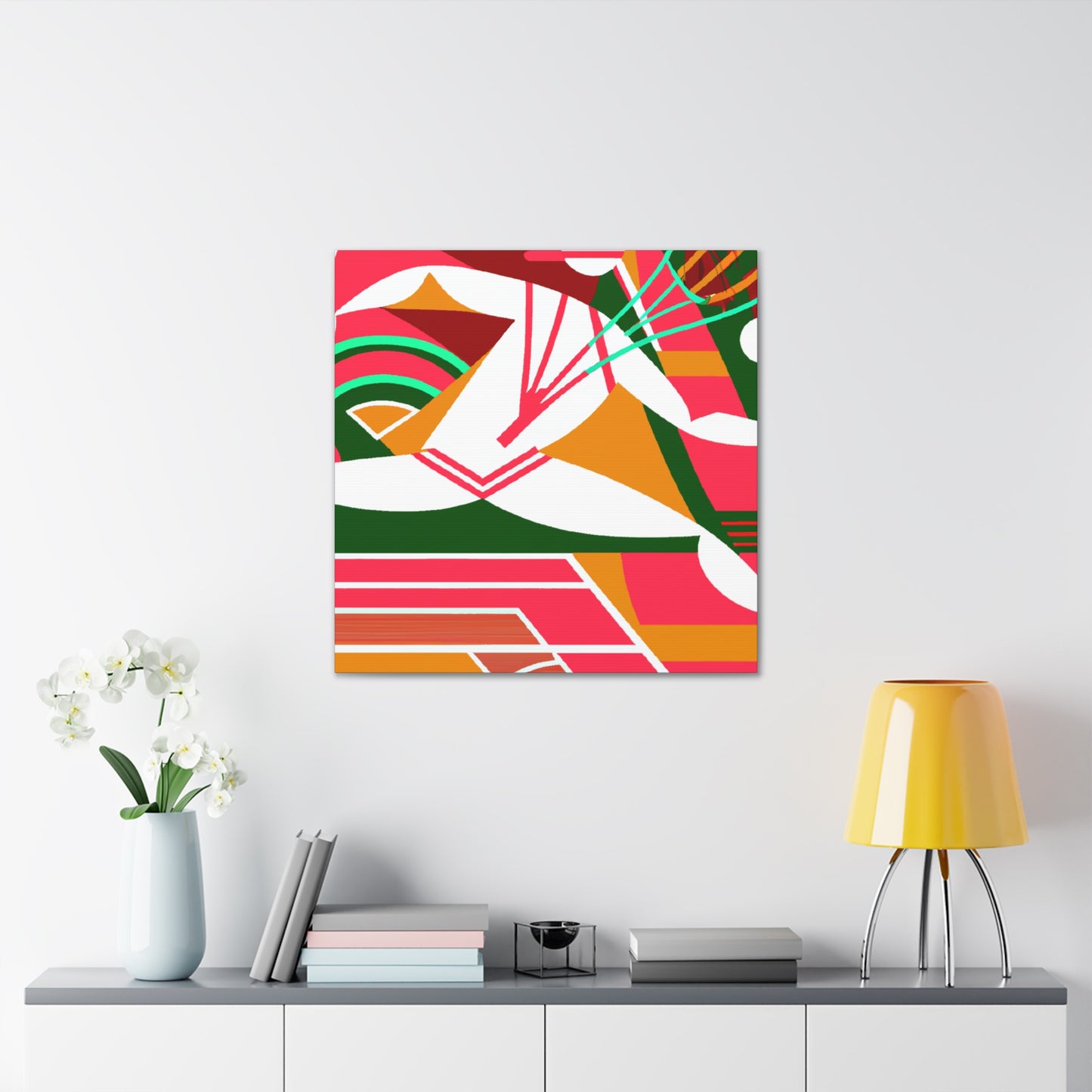 "Tennis in Art Deco" - Canvas