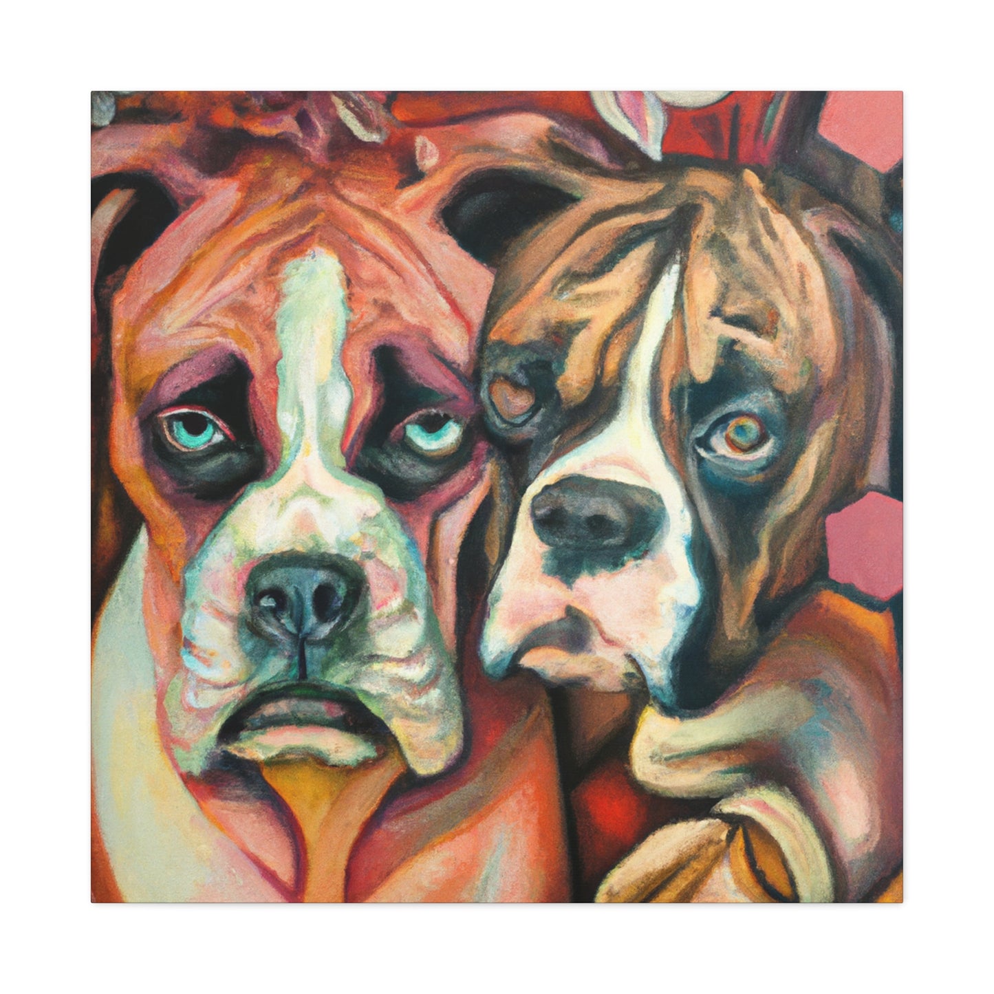 Boxer in a Dream - Canvas