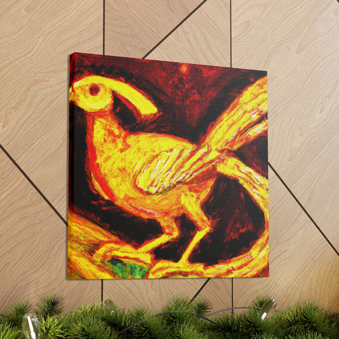 Golden Pheasant Dreaming - Canvas