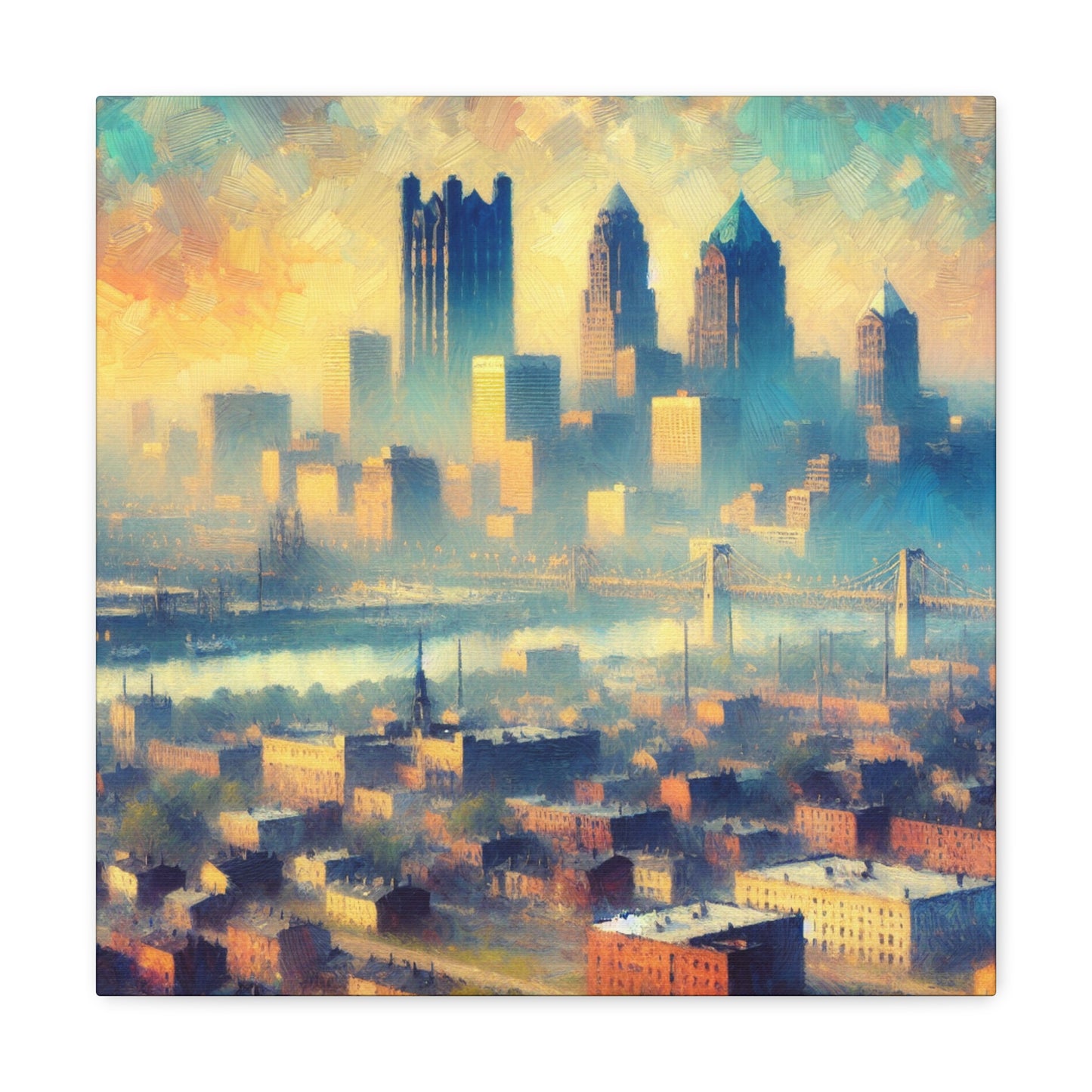 "River City Poetic Reverie" - Canvas