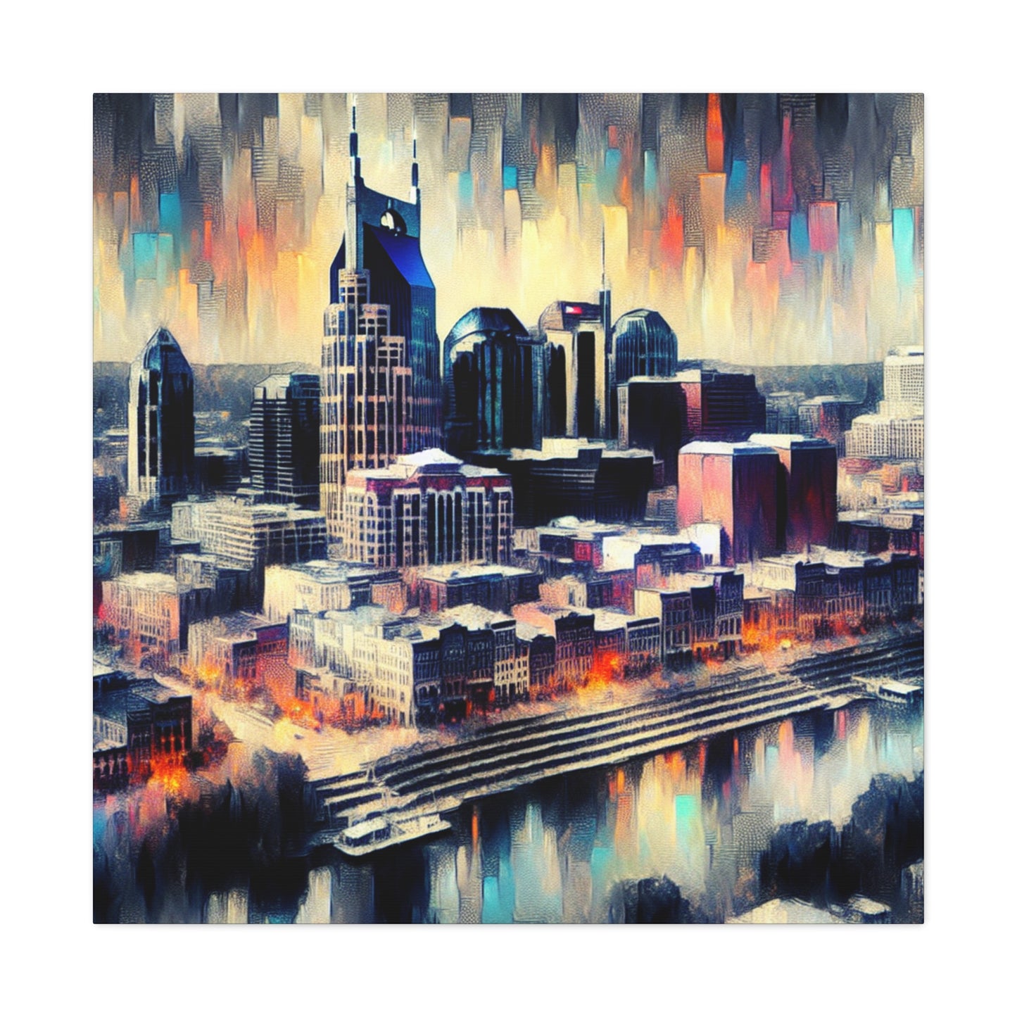 Melodies of Nashville Dawn - Canvas