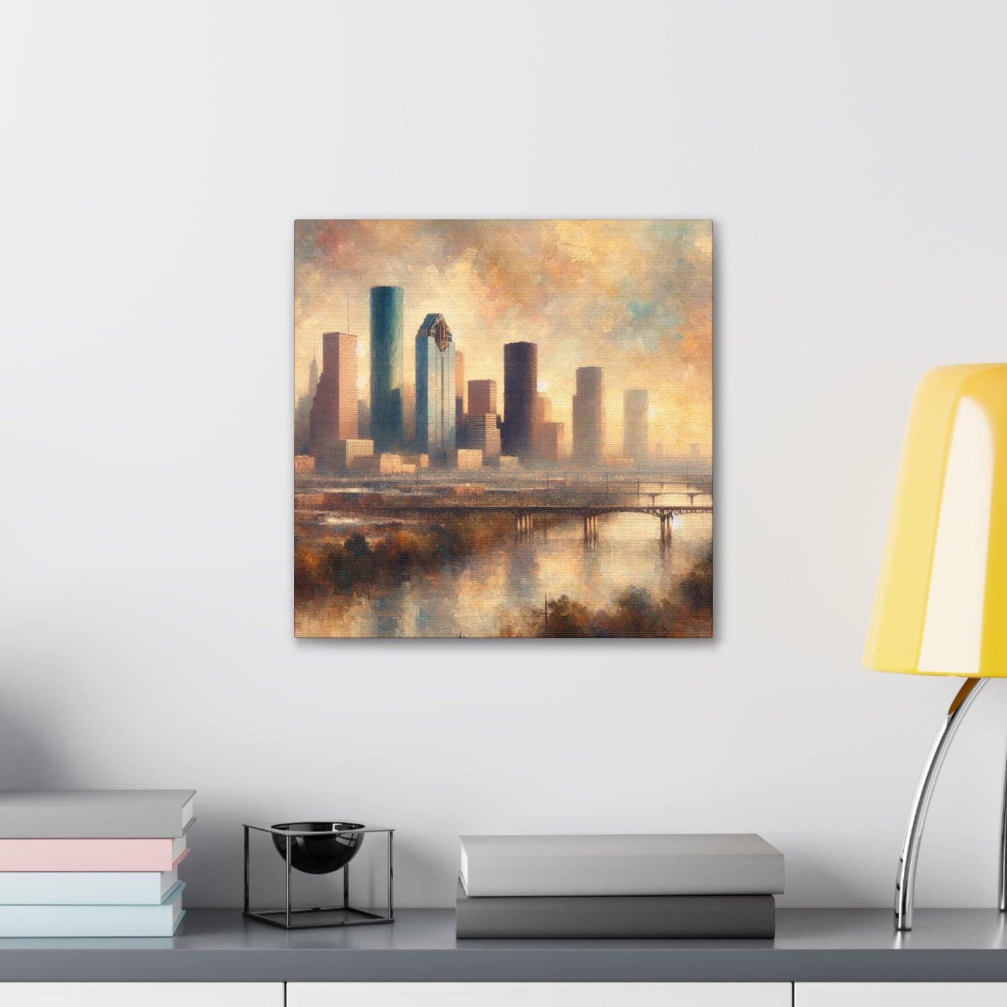 "Vibrant Houston: Renaissance Revival" - Canvas