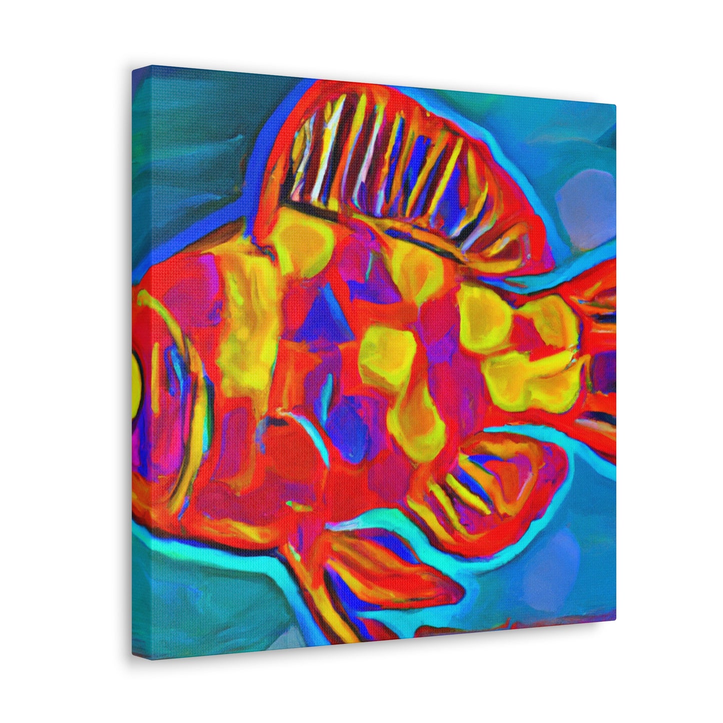 Rainbow Fish Reverie - Canvas