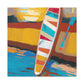 "Paddle Boarding Deco Style" - Canvas