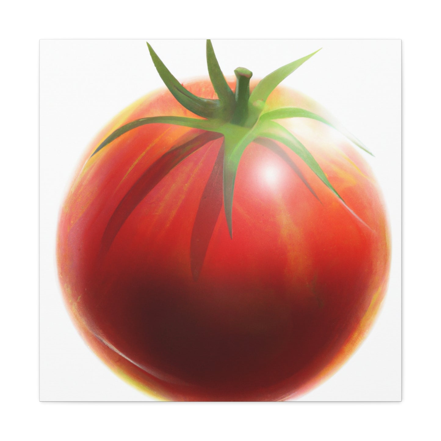 The Tomato's Vibrance - Canvas