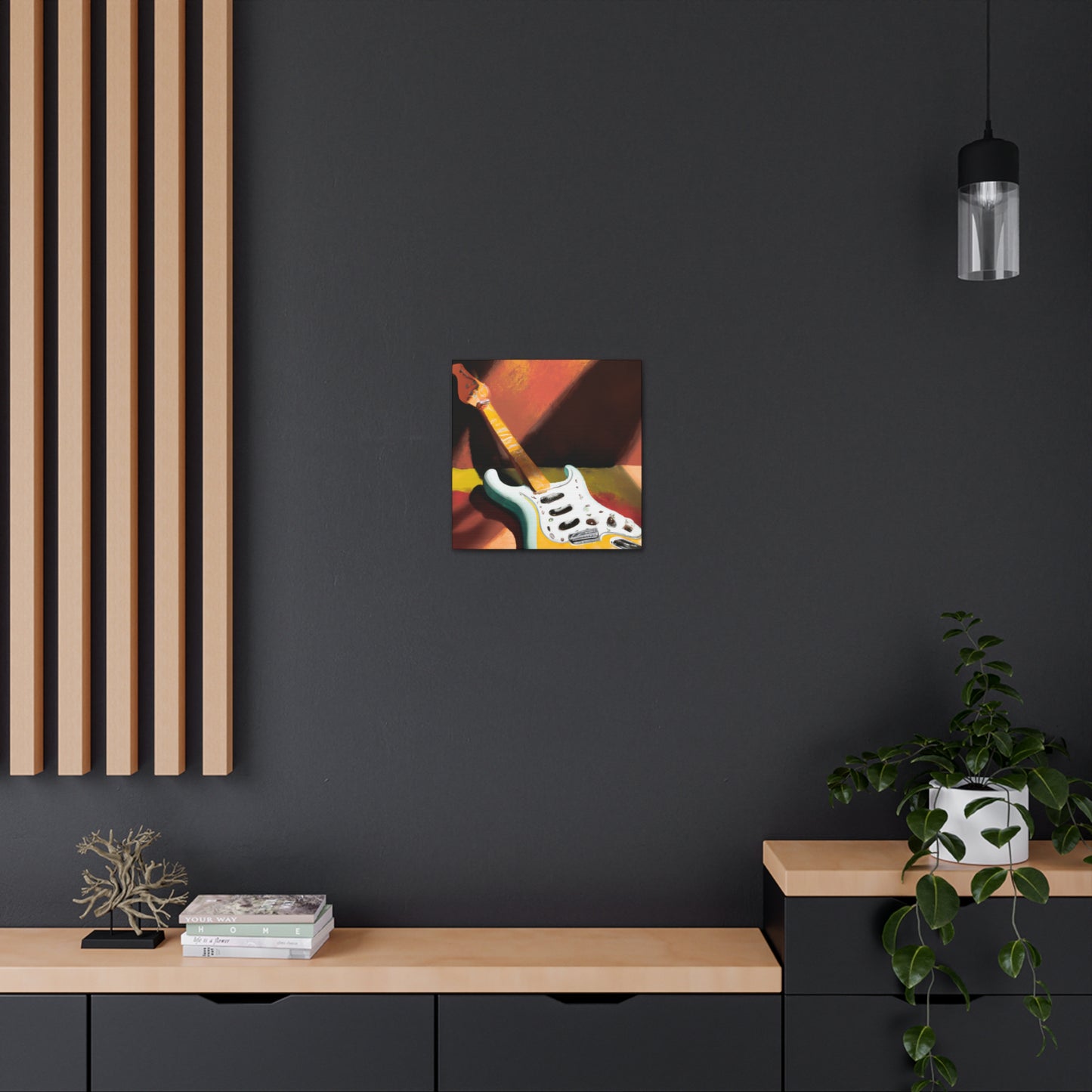 "Fender's Jazz Deco" - Canvas