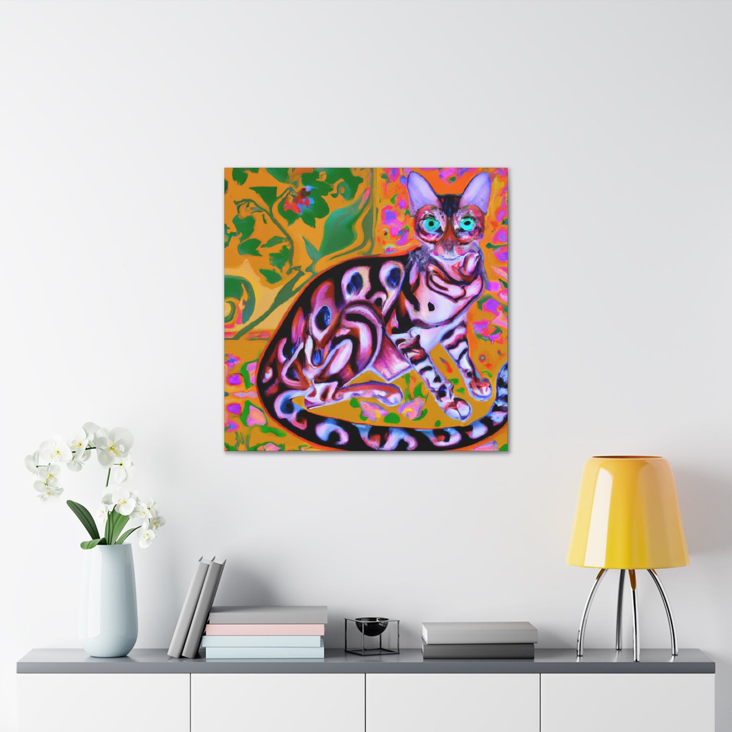 "Bengal of the Nouveau" - Canvas