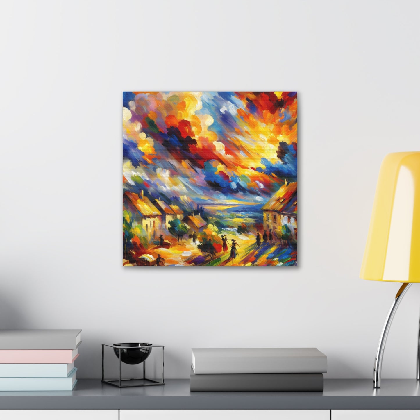 "Color Symphony Unleashed" - Canvas