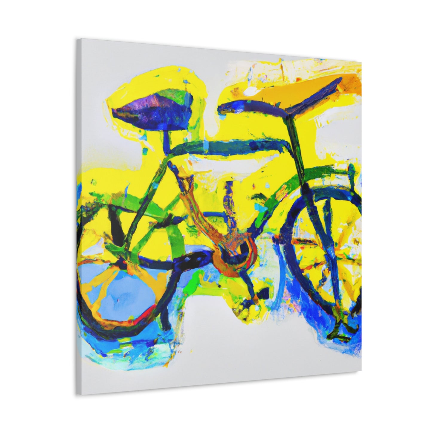 Bicycle in Abstraction - Canvas