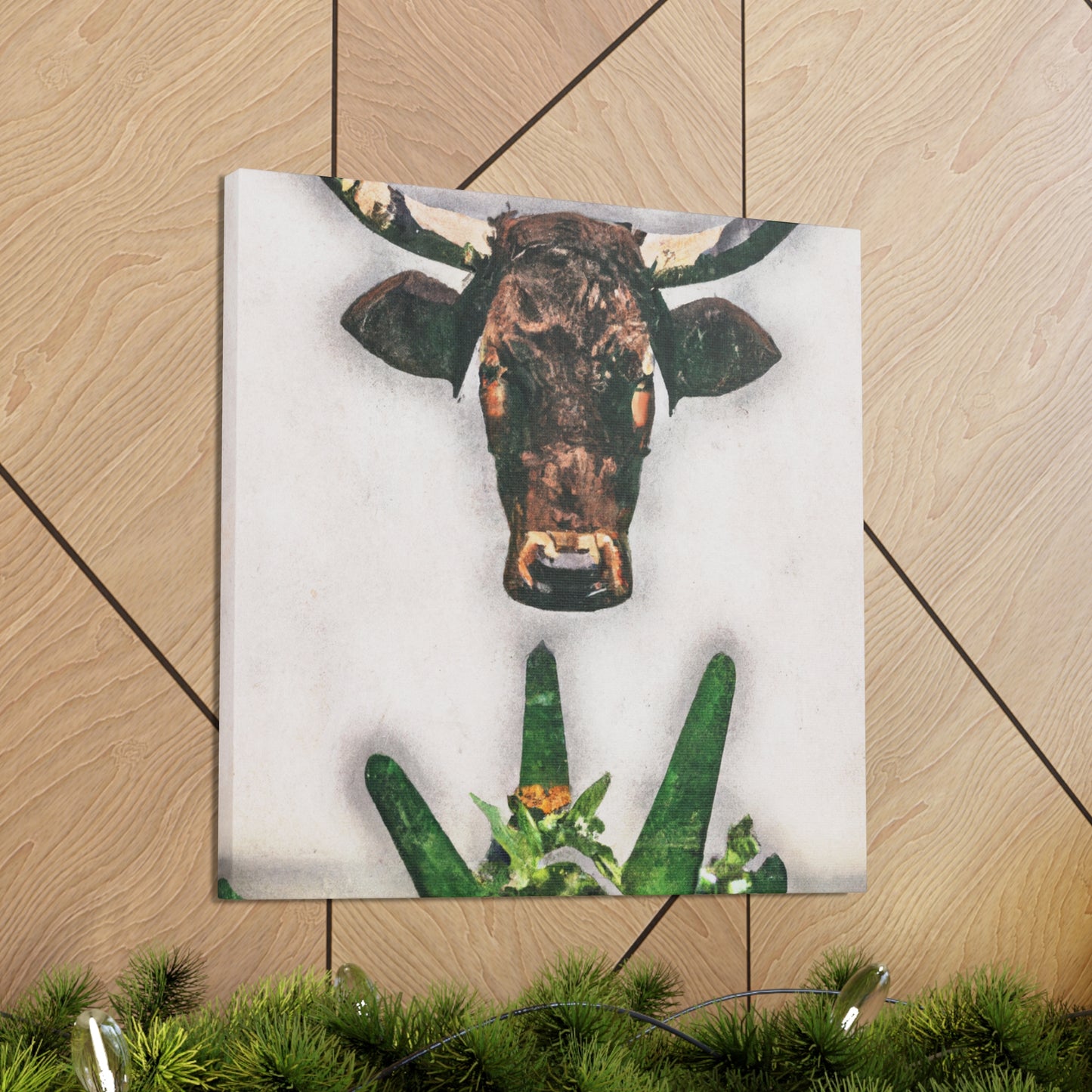 "Texan Longhorn Legacy" - Canvas