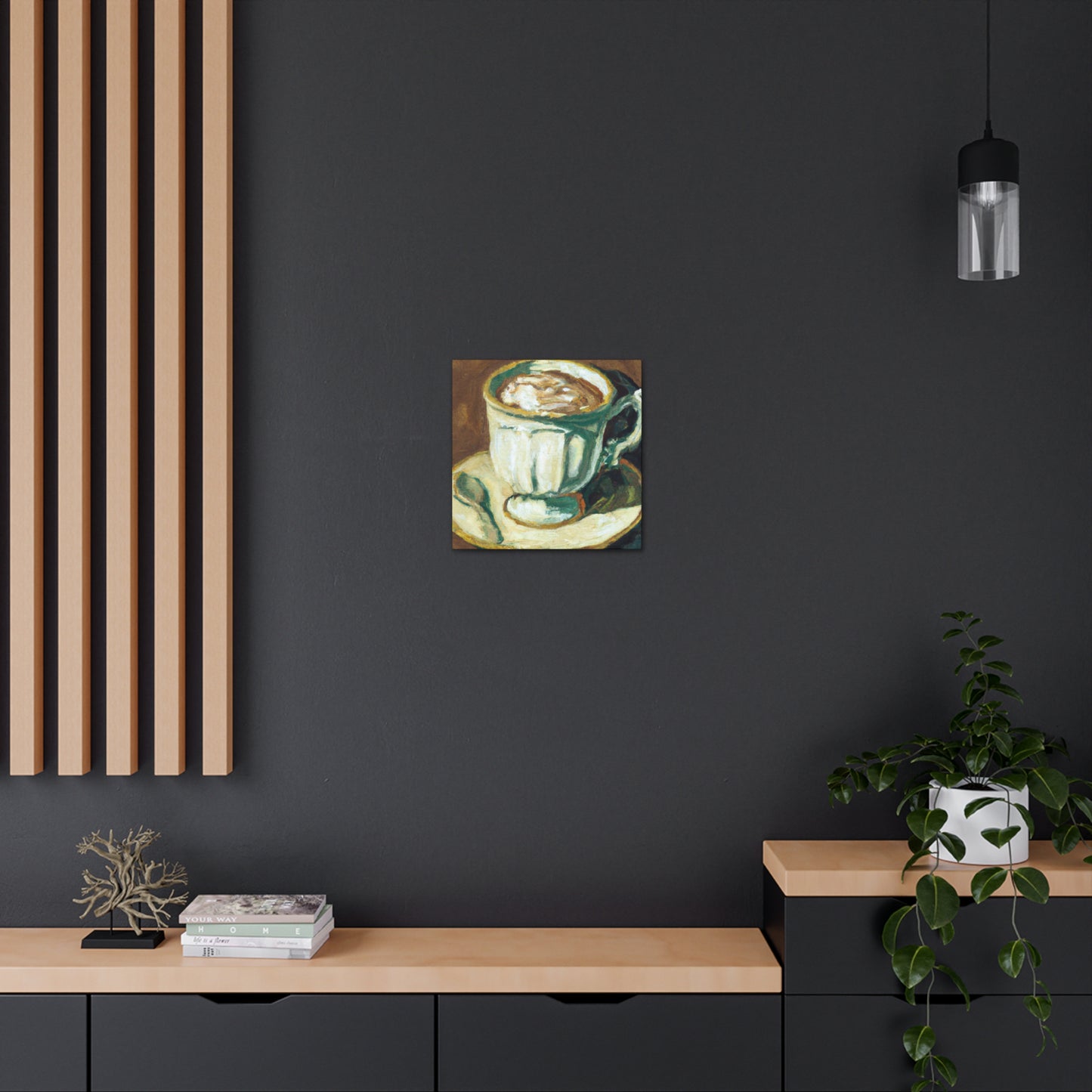 Coffee Cup Grandeur - Canvas