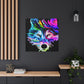 "Siberian Husky Reflection" - Canvas